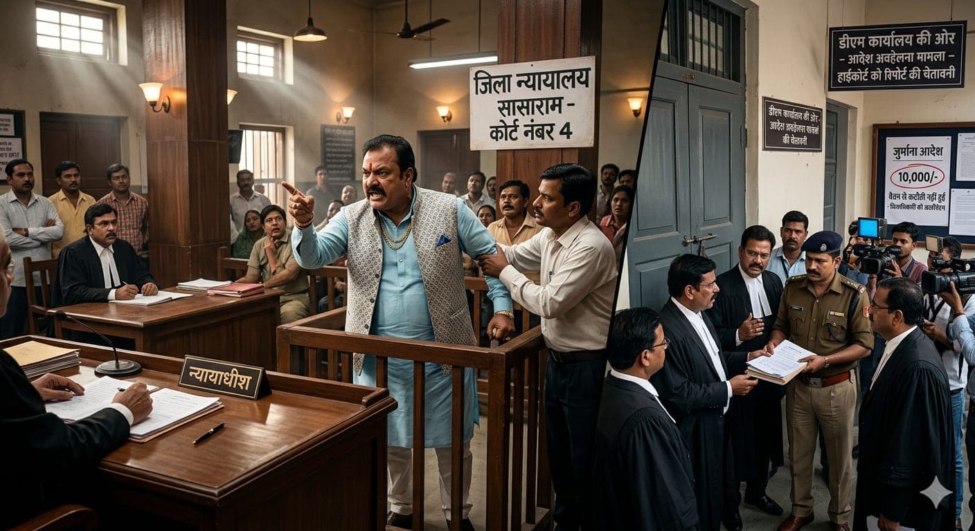 बिहार में विधायक जी के दामाद ने कोर्ट में जज को दिखाई धौंस: रसूख इतना कि DM ने अदालत का आदेश नहीं माना