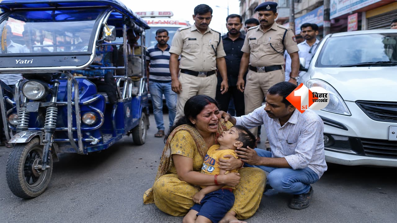 Bihar News : मां की गोद से सड़क पर गिरा 4 साल का मासूम, चारपहिया वाहन ने कुचला, इलाज से पहले दर्दनाक मौत
