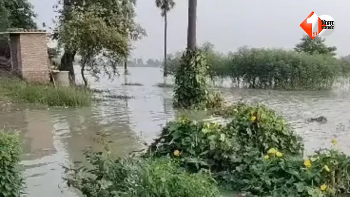 पश्चिम चंपारण के बाद मुजफ्फरपुर में बाढ़ का खतरा! साहेबगंज में घरों तक पहुंचा गंडक का पानी, बढ़ी लोगों की चिंता