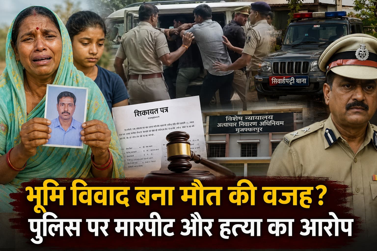 BIHAR NEWS : घर में घुसी पुलिस, पति की पिटाई और फिर मौत! 22 अक्टूबर के मामले में तत्कालीन थानाध्यक्ष समेत 11 पर गंभीर आरोप