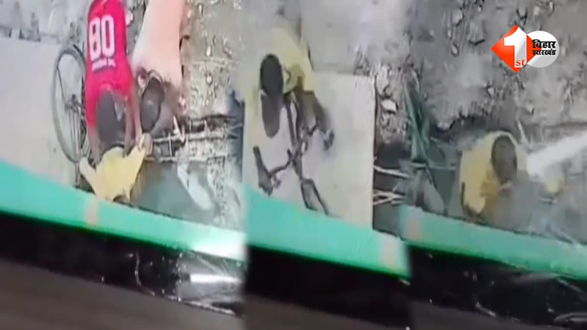 नाला निर्माण में लापरवाही बनी जानलेवा, सड़क पर बिखरे पत्थरों से नाले में गिरा युवक; सीने में घुसा डेढ़ फीट लंबा सरिया