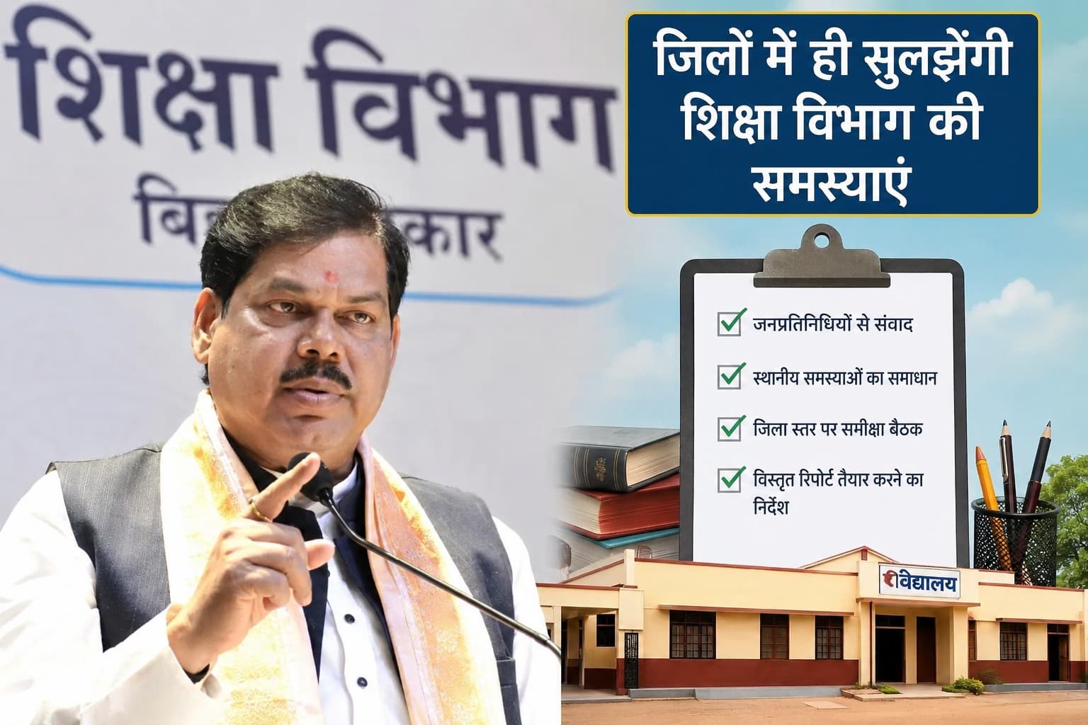 Bihar Education Minister : शिक्षा विभाग पर मंत्री का नया ‘एक्शन प्लान’! अब जिला स्तर पर ही निपटेंगी स्कूलों की समस्याएं, विधायकों से भी होगा सीधा संवाद