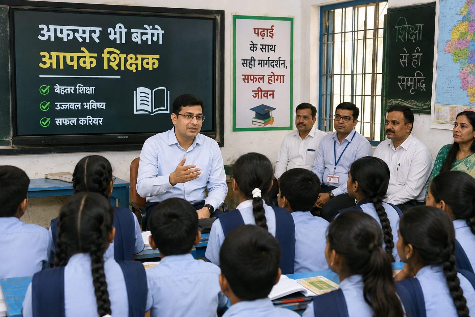 बिहार के सरकारी स्कूलों में बदलेगा पढ़ाई का अंदाज! अब DDC और SDM भी बच्चों को पढ़ाएंगे, करियर की राह दिखाएंगे अफसर