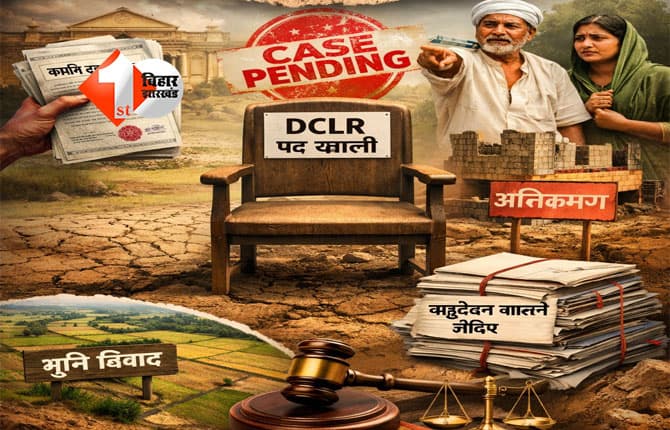 Bihar land dispute : बिहार में जमीन न्याय ठप! 15 साल में भी नहीं भरे DCLR के 101 पद, लाखों भूमि मामले अधर में