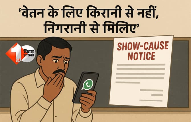 Bihar Teacher News: वेतन पर सवाल पूछना बना अपराध? व्हाट्सएप ग्रुप में चर्चा पर शिक्षकों को शो-कॉज नोटिस, पटना में 5 शिक्षकों को अब देना होगा जवाब