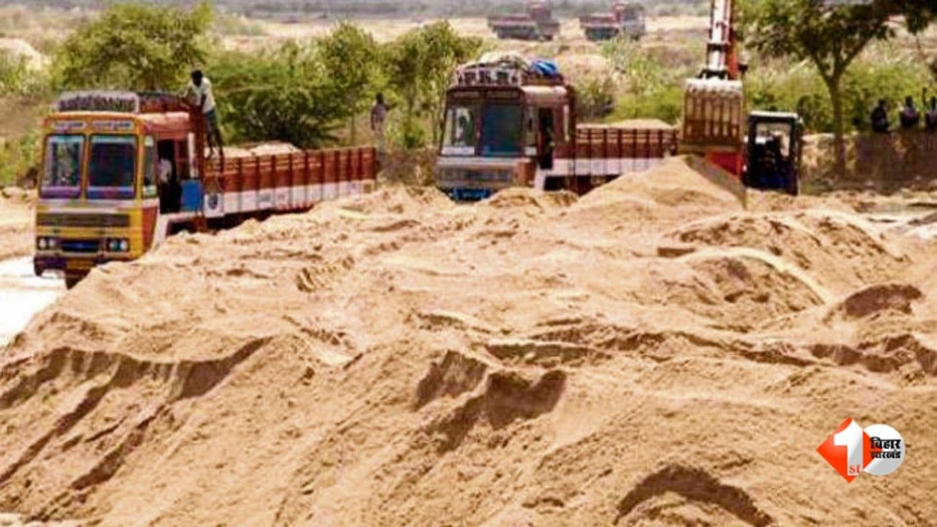 Bihar News, Vijay Kumar Sinha, Bihar Deputy CM, Khan Evam Bhootatva Vibhag, Illegal Sand Mining Bihar, Sand Mining Review Meeting, Bihar Police Inaction, DGP Report, Sand Ghat Auction, Seized Vehicle