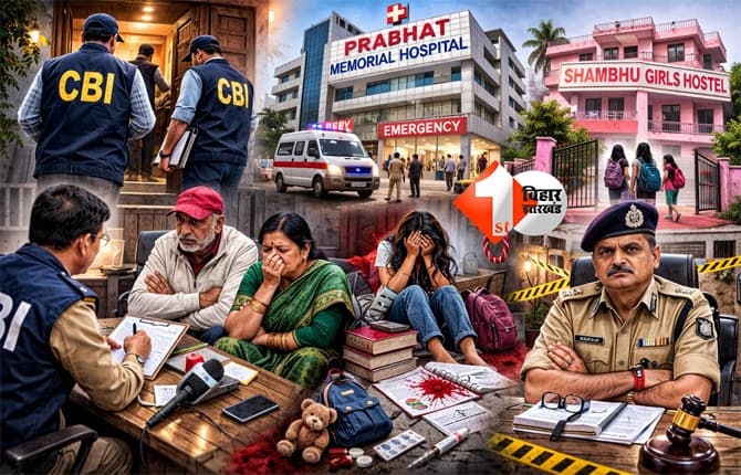 NEET student case : CBI ने तेज की जांच, मामा-मामी से पूछताछ; प्रभात मेमोरियल हॉस्पिटल के डॉक्टरों से भी होगी इंक्वायरी; IO रौशनी को भी इन सवालों का देना होगा जवाब