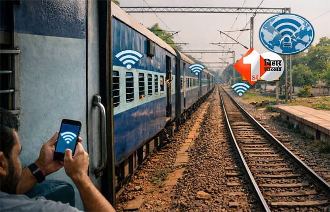 Bihar Railway : बिहार के इस रेलखंड पर सफर के दौरान फ्री इंटरनेट, जानिए कैसे काम करता है सिस्टम और क्या है ख़ास ?