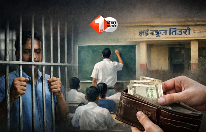 Bihar education news : शिक्षा विभाग की बड़ी लापरवाही ! जेल में बंद शिक्षक को 22 महीने तक मिलता रहा वेतन, ऐसे खुला पोल