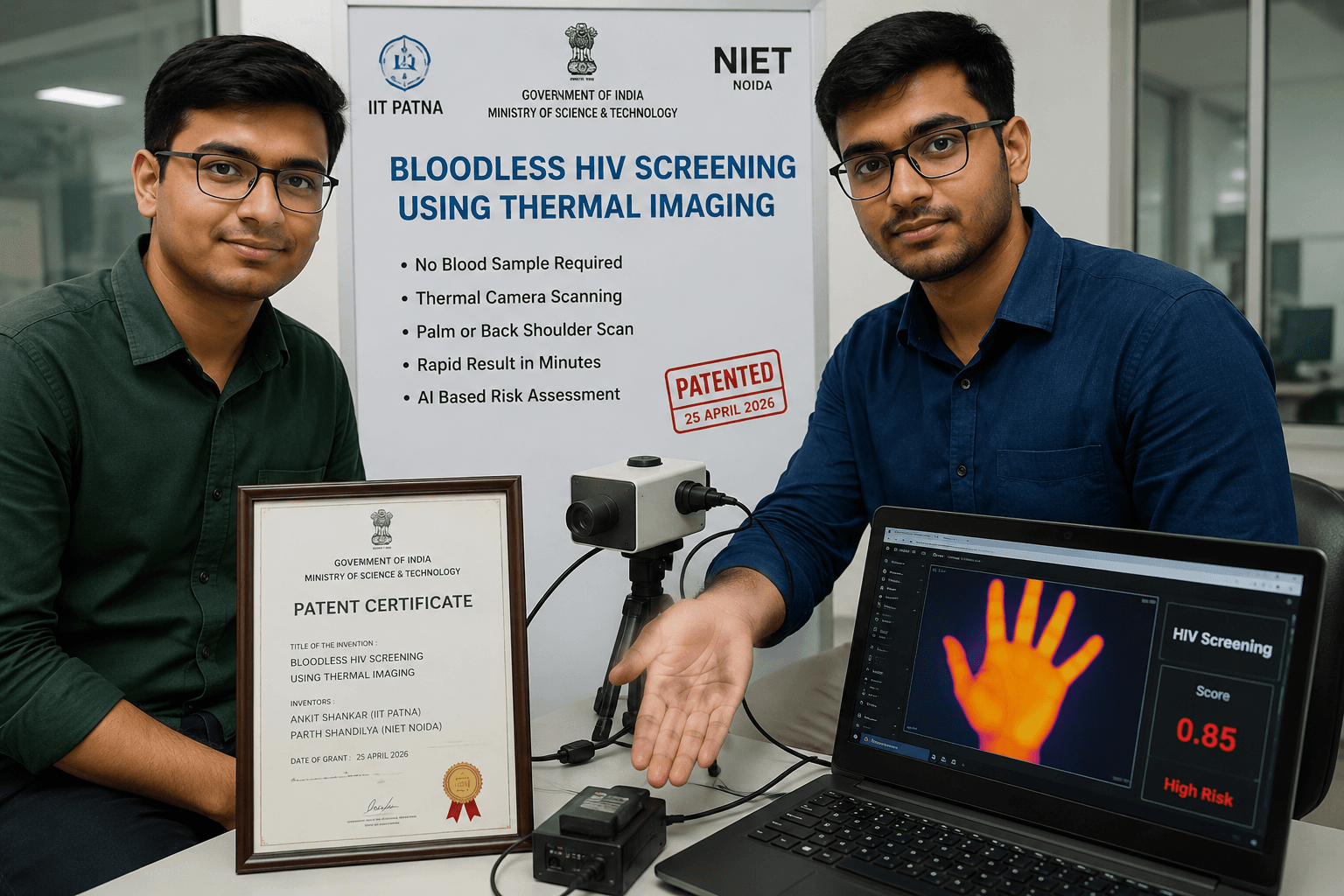 Bihar News : अब ब्लड सैंपल की जरूरत नहीं? HIV स्क्रीनिंग की नई तकनीक चर्चा में
