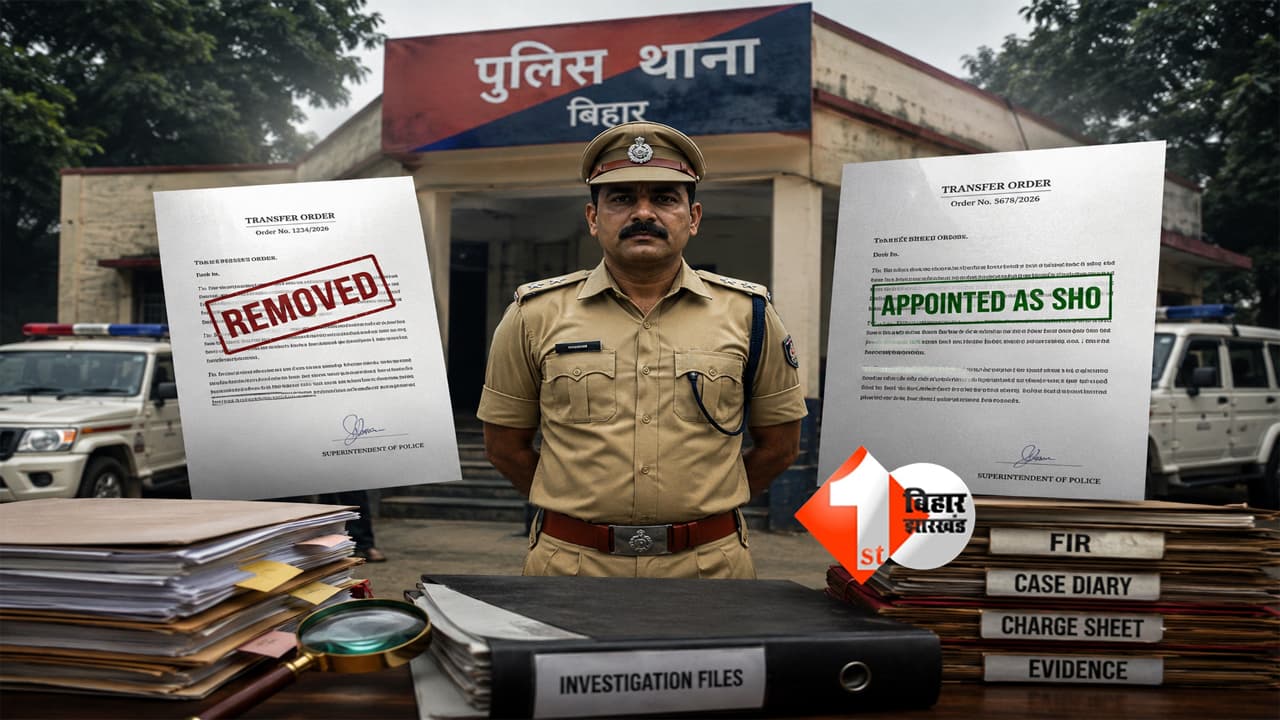 Bihar News : महज एक महीने में ही 'सारे दाग़ धूल गए! गंभीर लापरवाही में हटाये गए थानेदार को फिर मिली थाने की कमान, उठने लगे सवाल- ऐसे ही स्थापित होगा 'सुशासन '?