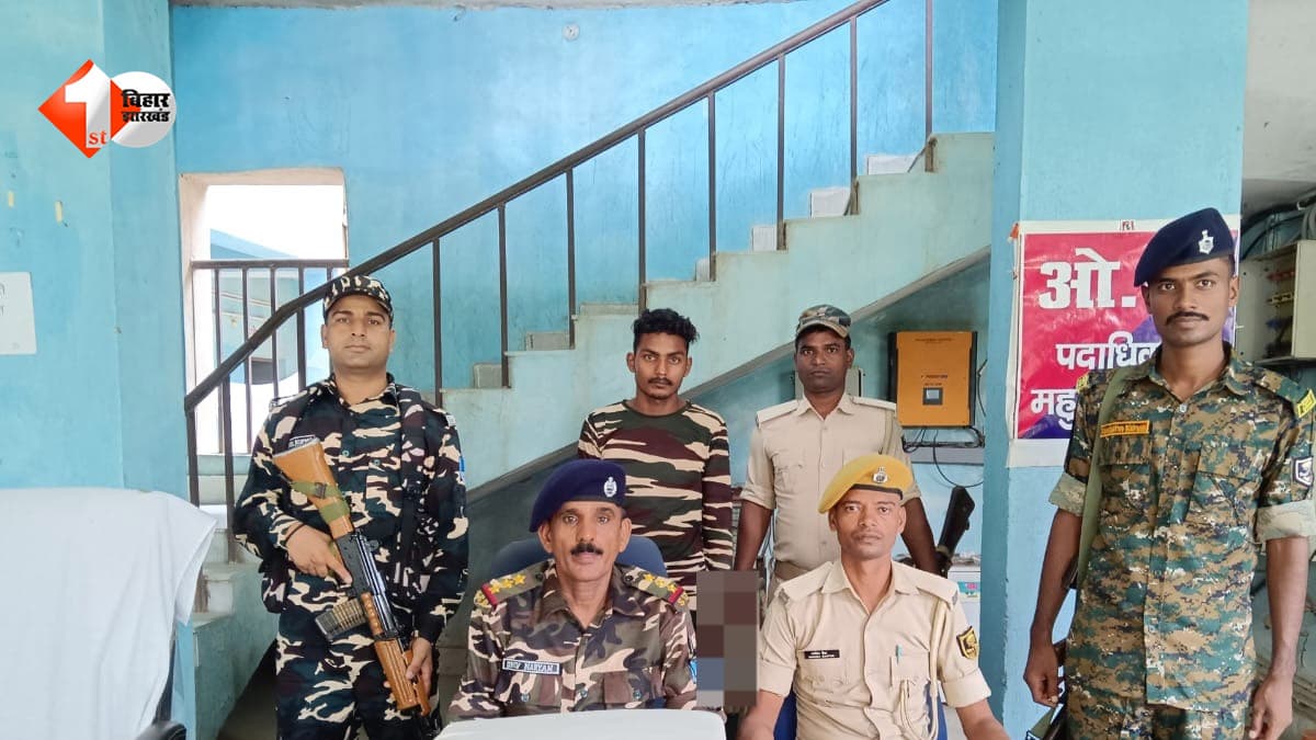 नेपाल से बिहार पहुंची गांजा की बड़ी खेप जब्त, बाइक सवार स्मगलर अरेस्ट