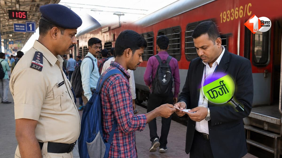 पुणे-मुजफ्फरपुर एक्सप्रेस में फर्जीवाड़े का बड़ा खुलासा: टिकट सुपरवाइजर बन यात्रियों से वसूली कर रहे दो कोच अटेंडेंट गिरफ्तार