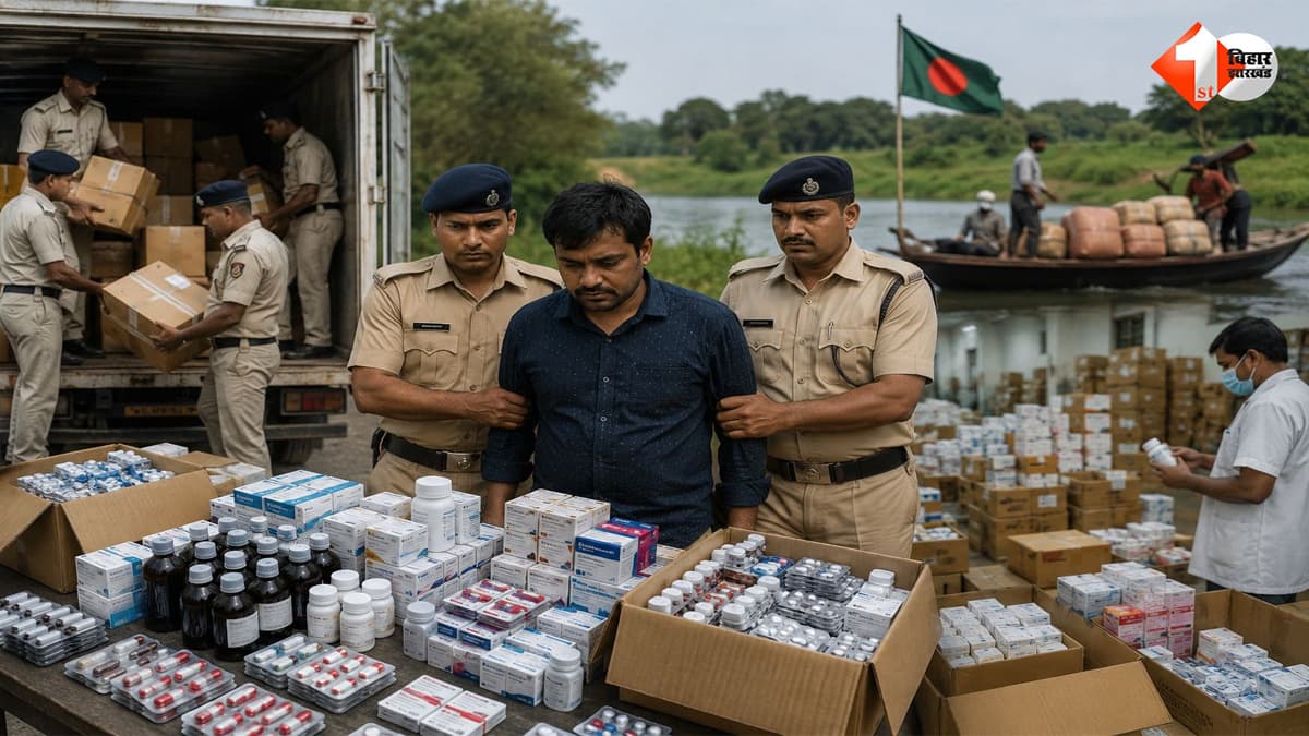 बिहार से बांग्लादेश तक फैला दवाओं का काला कारोबार: सरकारी अस्पतालों से चोरी कर करोड़ों का खेल, सरगना गिरफ्तार