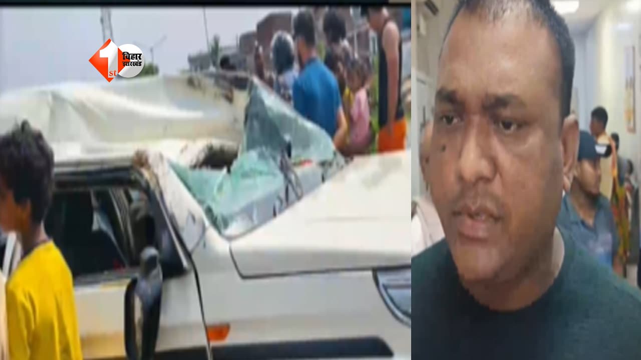 BIHAR NEWS : देवघर से लौट रहे श्रद्धालुओं की स्कॉर्पियो बनी मौत का सफर! NH-22 पर टायर फटते ही पलटी गाड़ी, एक की मौत