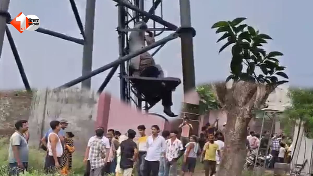 मासूम बेटी को गोद में लेकर मोबाइल टावर पर चढ़ी महिला, कई घंटों तक चला हाई वोल्टेज ड्रामा