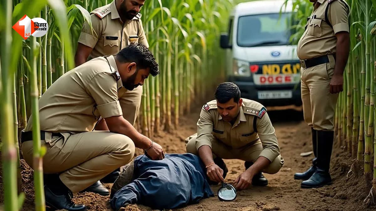 गन्ने के खेत के पास मिला अज्ञात युवती का शव, दुष्कर्म के बाद हत्या की आशंका; जांच में जुटी पुलिस