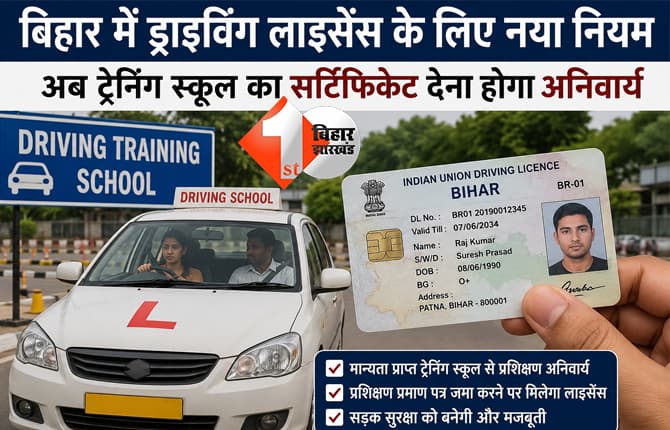 अब बिना ट्रेनिंग सर्टिफिकेट नहीं बनेगा ड्राइविंग लाइसेंस, बिहार सरकार की बड़ी तैयारी