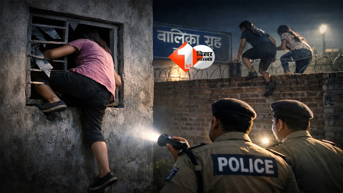 Bihar news : बड़ी लापरवाही! शौचालय का वेंटिलेटर तोड़कर दो लड़कियां फरार, प्रशासन में हड़कंप
