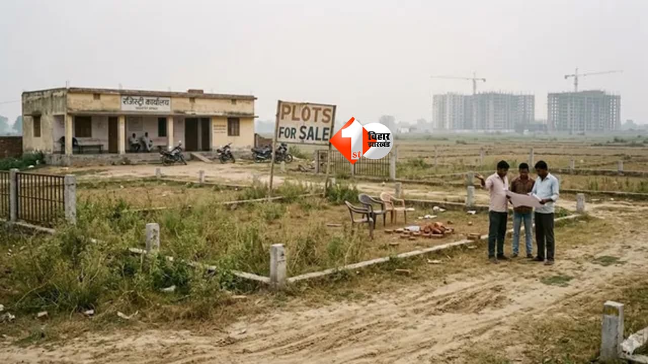 Bihar News : पटना में जमीन बाजार क्यों हुआ ठप? सैटेलाइट टाउनशिप ने मचाया भूचाल; रजिस्ट्री 70% गिरी; 9 प्रखंडों में खरीद-बिक्री पर रोक