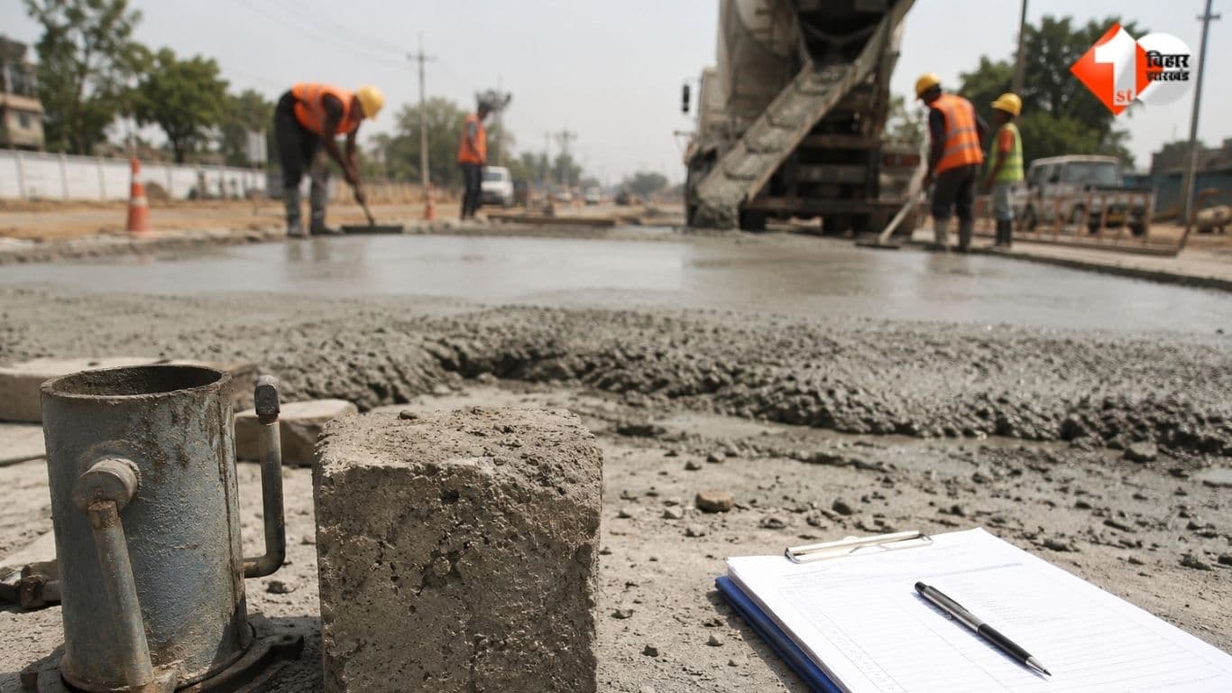 Bihar Road News, Bihar PWD, Road Construction Scam Bihar, Royal Engineers Muzaffarpur, Bihar Blacklisted Contractor, Darbhanga Road Construction, Cement Concrete Pavement Scam, Bihar Path Nirman Vibha
