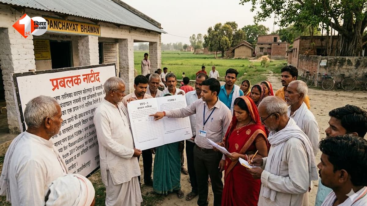 बिहार में आरक्षण प्रक्रिया शुरू होते ही चुनावी सरगर्मी तेज, फॉर्म-1 जारी; 4 से 18 मई तक दावा-आपत्ति का मौका