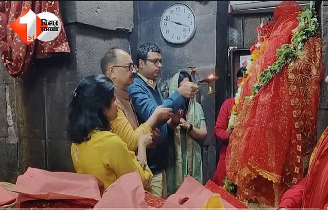 Bihar Police : डीजीपी विनय कुमार का बड़ा बयान,कहा - क्रिमनल और क्राइम से नहीं होगा कोई समझौता; फैमिली संग पहुंचे माता मुंडेश्वरी मंदिर