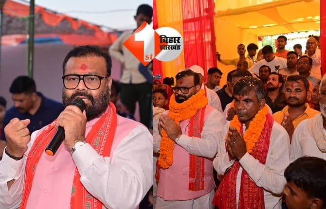 BIHAR NEWS : बड़हरा में समाजसेवी अजय कुमार सिंह ने 23 पूजा पंडालों का भ्रमण कर मां दुर्गा से लिया आशीर्वाद,कहा - मां करेंगी सभी का दुख दूर
