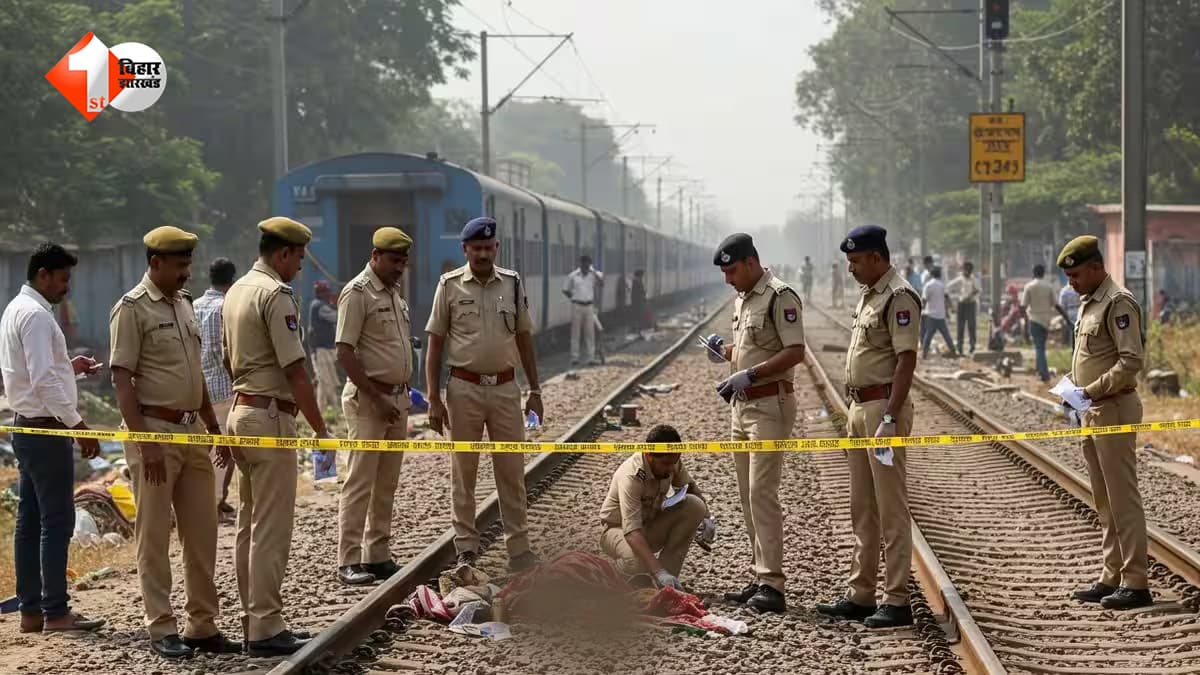 भागलपुर-जमालपुर रेलखंड पर ट्रैक से मिला अज्ञात युवक का शव, घंटों बाधित रहा ट्रेनों का परिचालन
