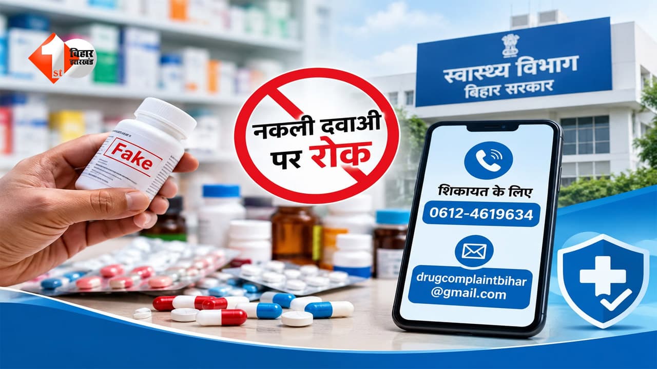 बिहार में नकली दवाओं पर लगेगी लगाम... स्वास्थ्य विभाग ने जारी किया ई-मेल और फोन नंबर, जानें कैसे करें शिकायत