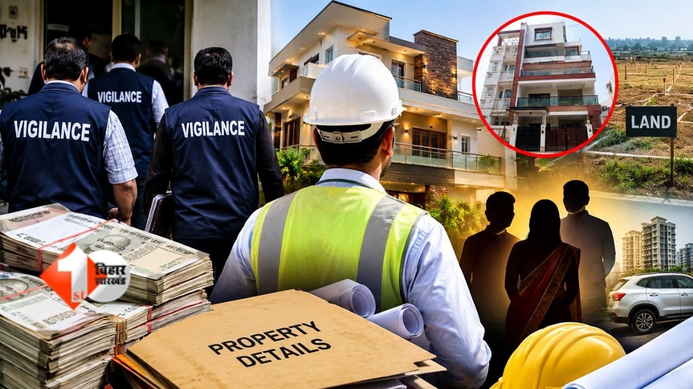 Bihar News, Bihar Vigilance, Bihar Building Construction Department, Bihar Engineer News, Superintending Engineer News, Satyendra Kumar Chaudhary, Bihar Corruption News, Vigilance Bureau Bihar, आय से